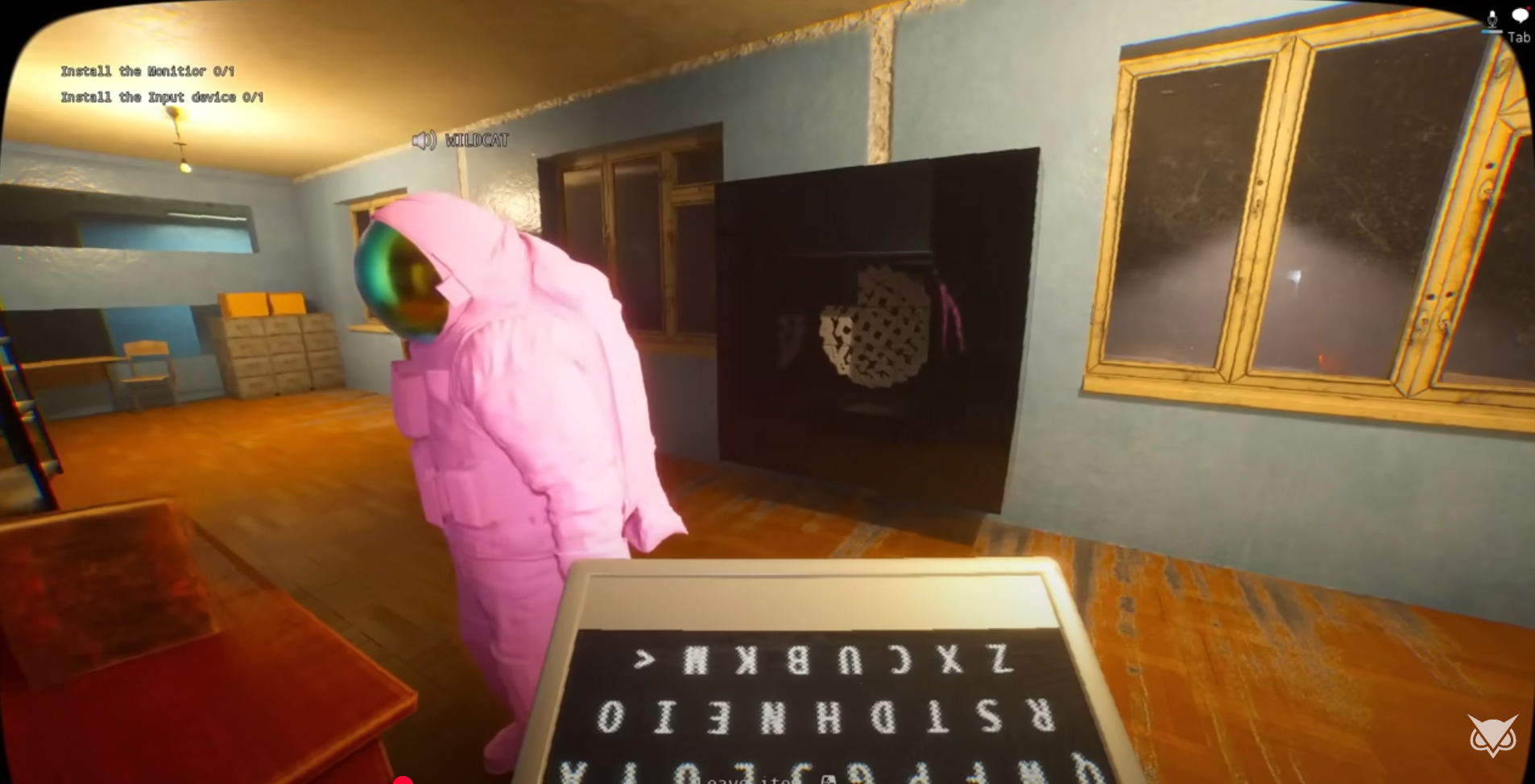 A player exploring a mysterious location in Emissary Zero